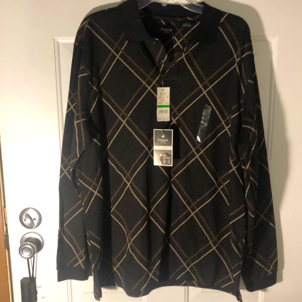 Men’s Haggar Shirt Size Large; Brand New With Tags;